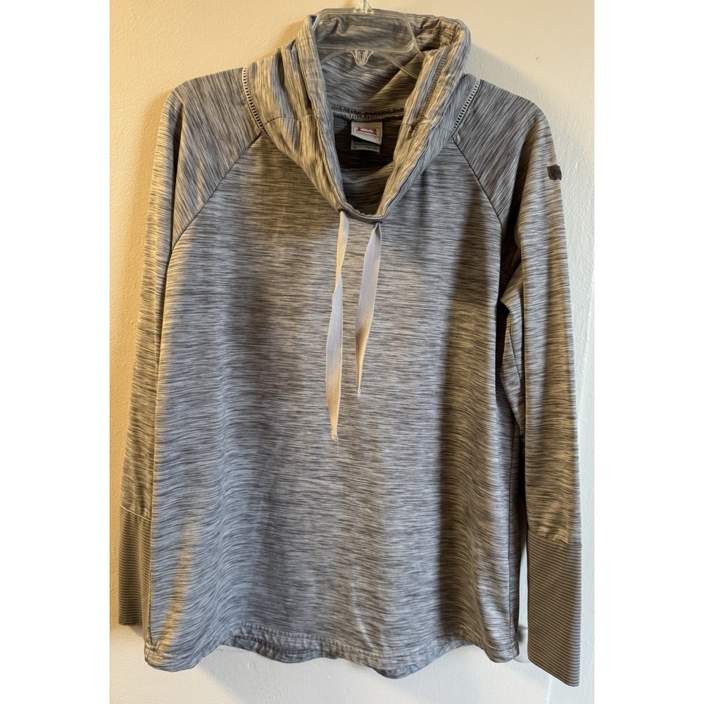 Avalanche XL Women's Outdoors Sweatshirt Cowl Neck Pullover Gray